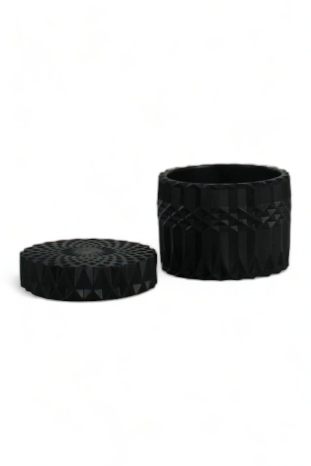 Decorative Box with Lid Multi-Purpose Box Jewelry Box Black Color Model 13