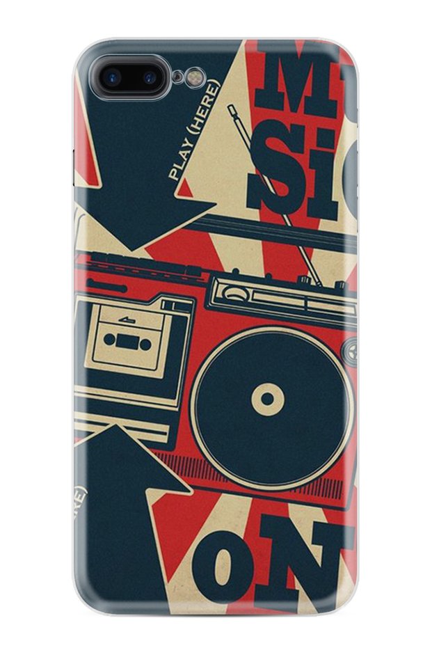 Apple iPhone 7-8 Plus Case Cover Happy Series Silicone Ip-7Plus Stk-98-Ip7Plus