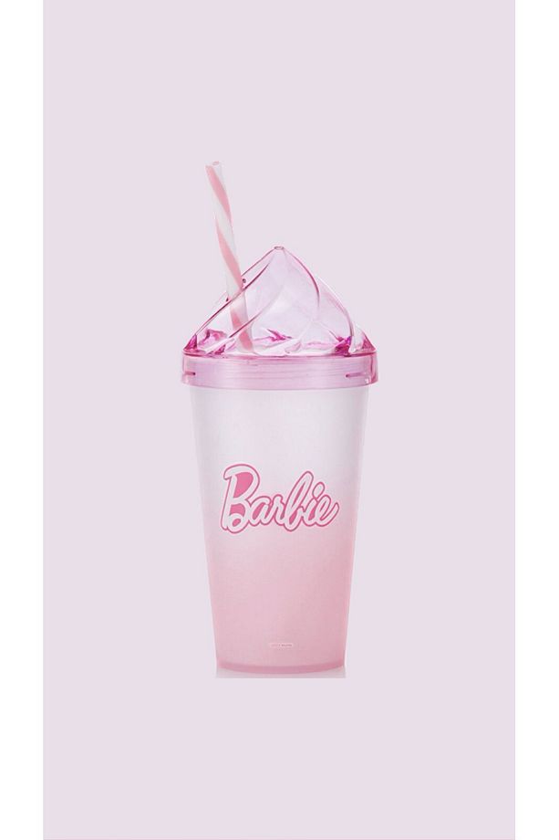 Lcw Home Barbie Baskılı Kapaklı Bardak 660 Ml - 1
