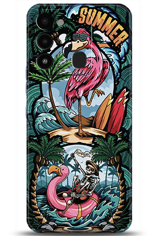 Tecno Spark 8C Case Hd Printed Case - Followed Institution 0003