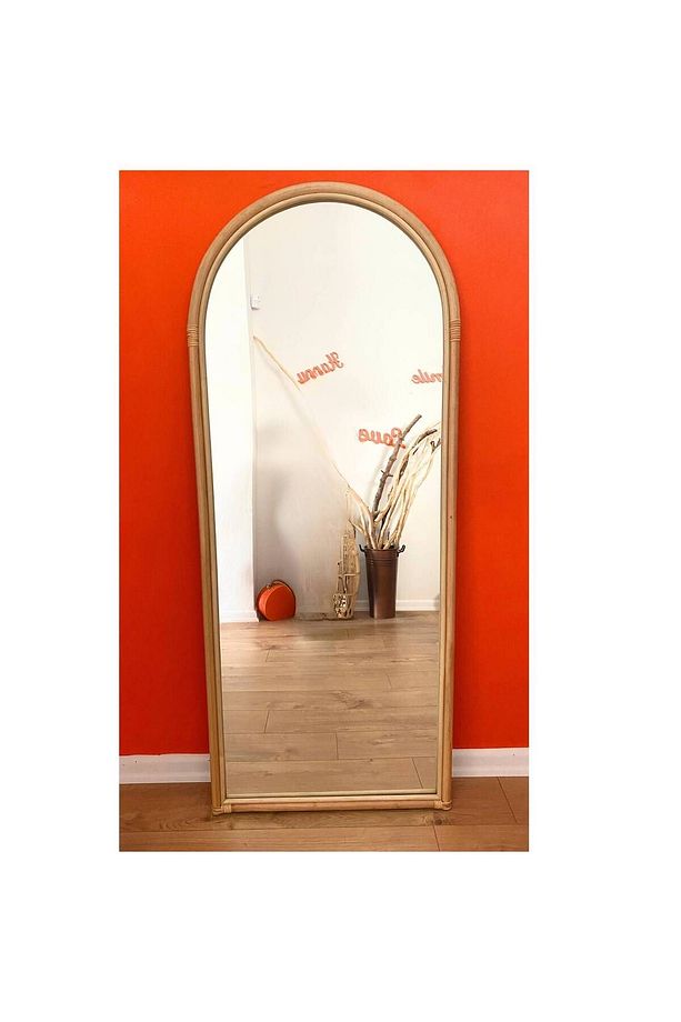 El Yapımı Bambu Ayna 70 x 170 cm - 3