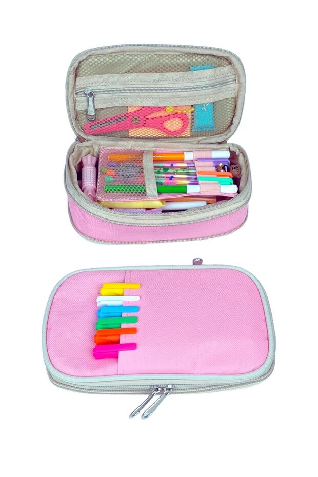 Large Capacity Pencil Case Large Pencil Pouch Stationery Pencil Bag Functional Pen Holder