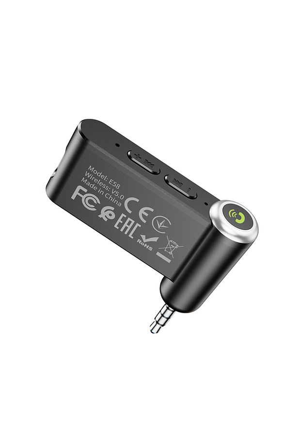 Magic Tak Çalıştır Uyumlu E58 Aux Girişli Bluetooth Ses Dönüştürücü Araç Kiti - 5