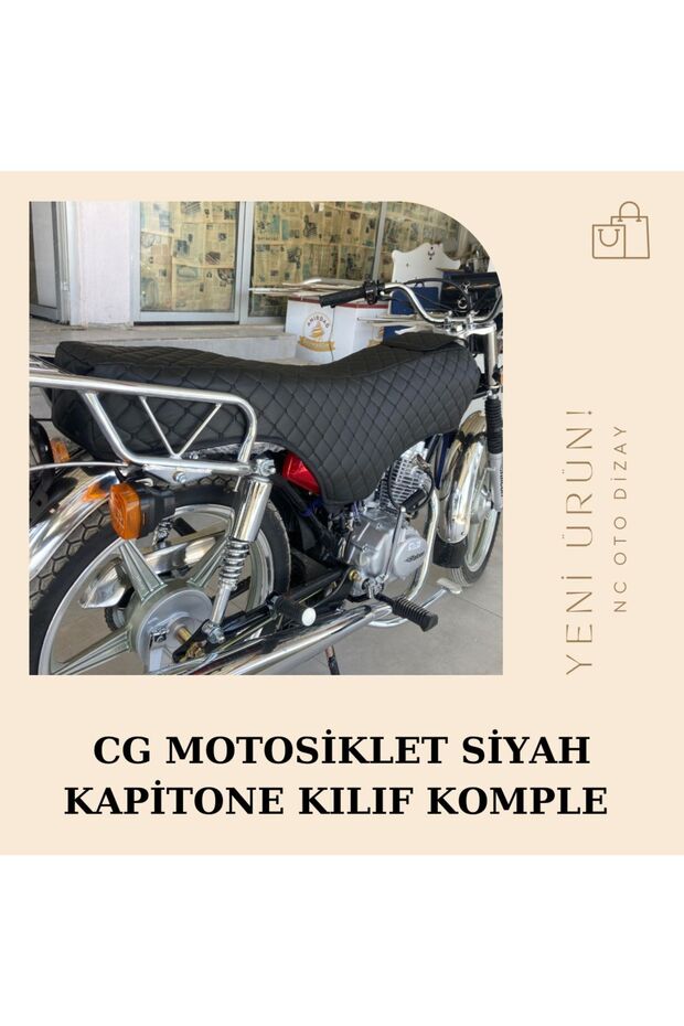 Cg Motorcycle Cover Complete Quilted Kuba compatible Asia Falcon 125/100/150 Pcs