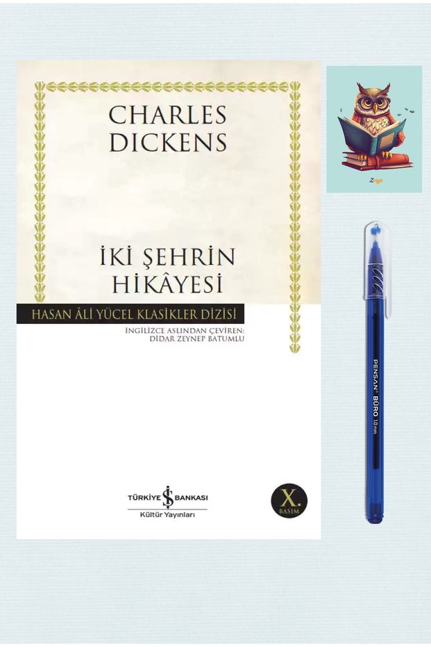iki Şehrin Hikayesi - Hasan Ali Yücel Klasikler - Charles Dickens - Pensan Office Blue Ballpoint Pen