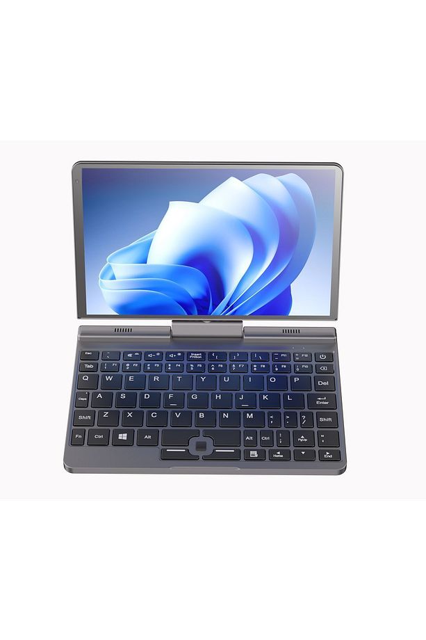 Minibook Katlanabilir Ekranlı Çift Fonksiyon Kullanabilir Mini Laptop - 2