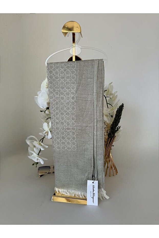 Navy Blue Salvatore Imported Wool Silk Shawl