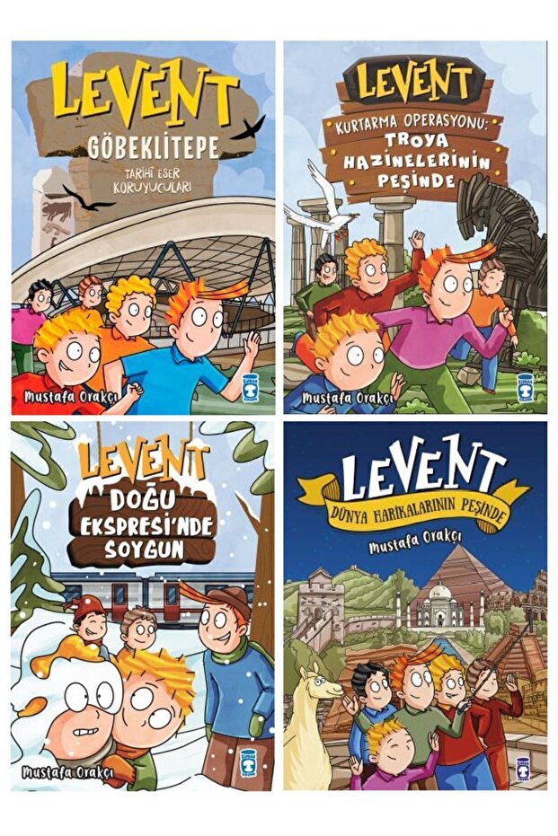 Levent Series Set of 4 / Göbeklitepe - the Pursuit of Troy Treasures - Robbery on the East Express - World
