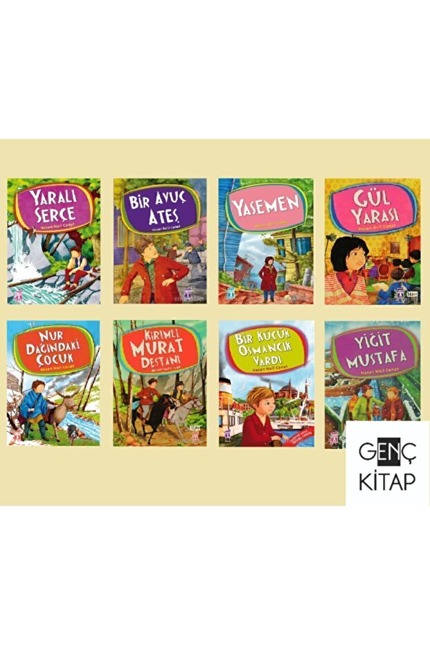 Hasan Nail Canat 8 Book Set by the Author There Was a Little Osman