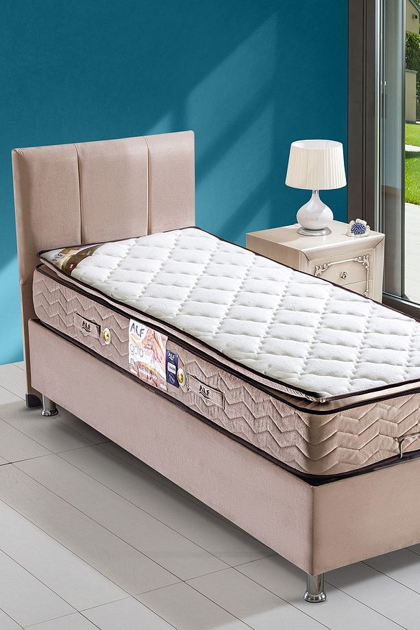 Gold Delux Pedli Tek Kişilik Yatak 100 x 200 cm - 1
