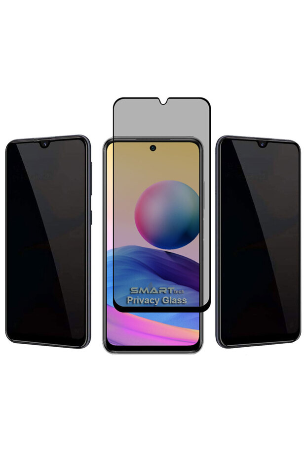 Xiaomi Redmi Note 10 واقي شاشة شبح 5D غير مرئي من الجانب - 4