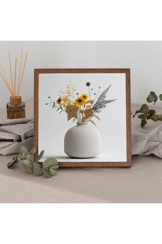 Wooden Framed Decorative Painting Freshbouquet