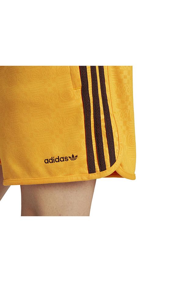 80S Knit Sprint Erkek Günlük Şort JC6514 Sarı - 5