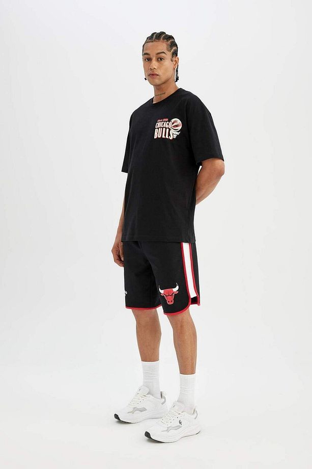 Fit Nba Chicago Bulls Regular Fit Kısa Paça Pamuklu Şort A3822ax23sm - 1