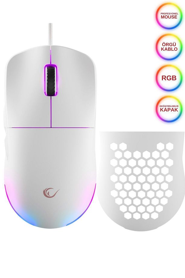 Blink Rgb Mouse Makrolu 12800 Dpi Oyuncu Mouse Gaming Mouse Örgü Kablo E-spor Mouse Profesyonel - 1
