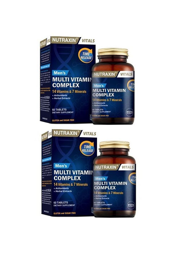 Vitals Men's Multi Vitamin Complex 60 Tablet X2 Adet - 1