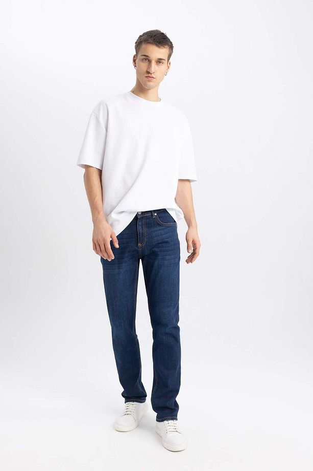 Sergio Regular Fit Normal Kalıp Normal Bel Boru Paça Jean Pantolon B0733ax23wn - 4