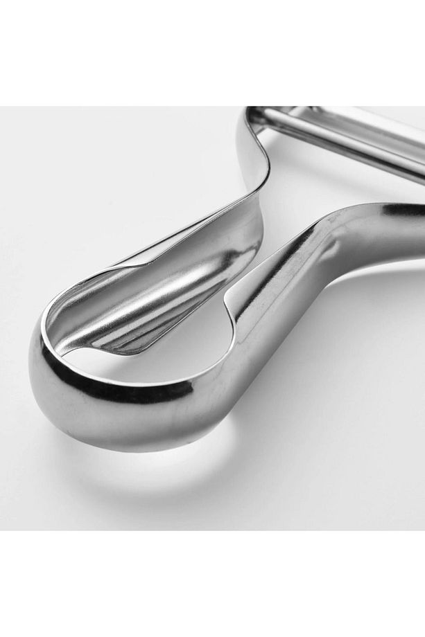 2'li Set Metal Soyacak Sapan Ve Düz Soyma Bıçağı İkea Patates Soyacağı - 5