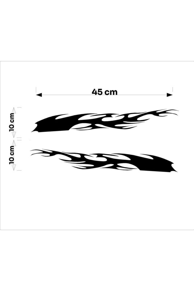 Eagle Head Flame Sticker Multi-Purpose Sticker - 2