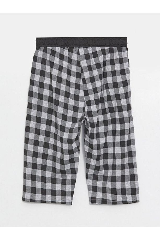 Standart Kalıp Erkek Pijama Alt Şort - 7