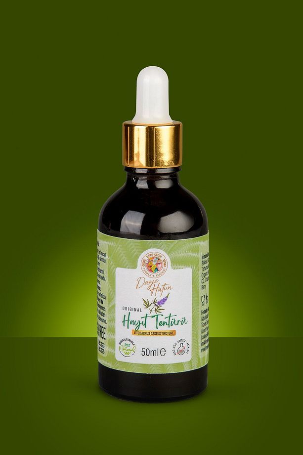 Hayıt Tentürü (Vitex Agnus Castus) / Chaste Seed Tincture (Alkolsüz, Asitsiz, Katkısız, Orig.-50 Ml) - 2