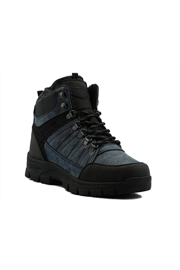 Men's Winter Boots with Tie and Side Zipper Water Resistant