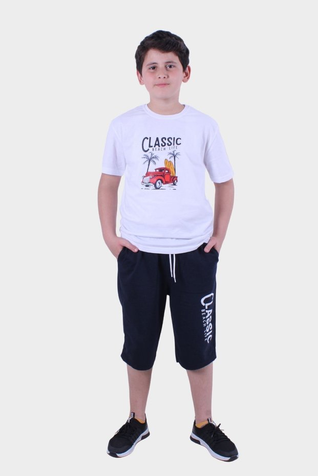 Men's T-Shirt-Capri Summer Set Look