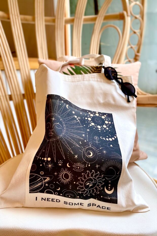 Space - Special Design Cloth Bag with Pockets