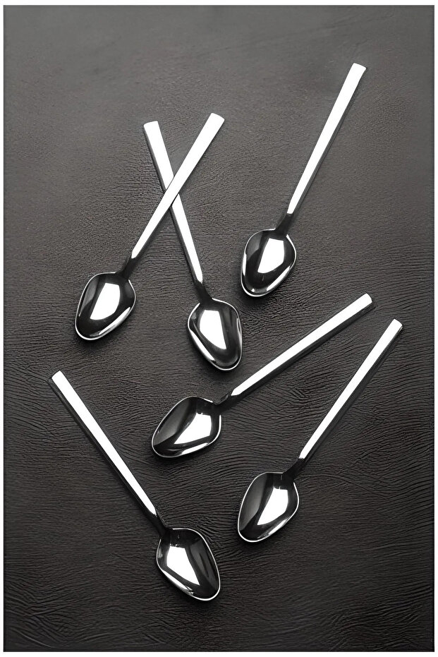 12 Natural Flat Model Teaspoons - 1