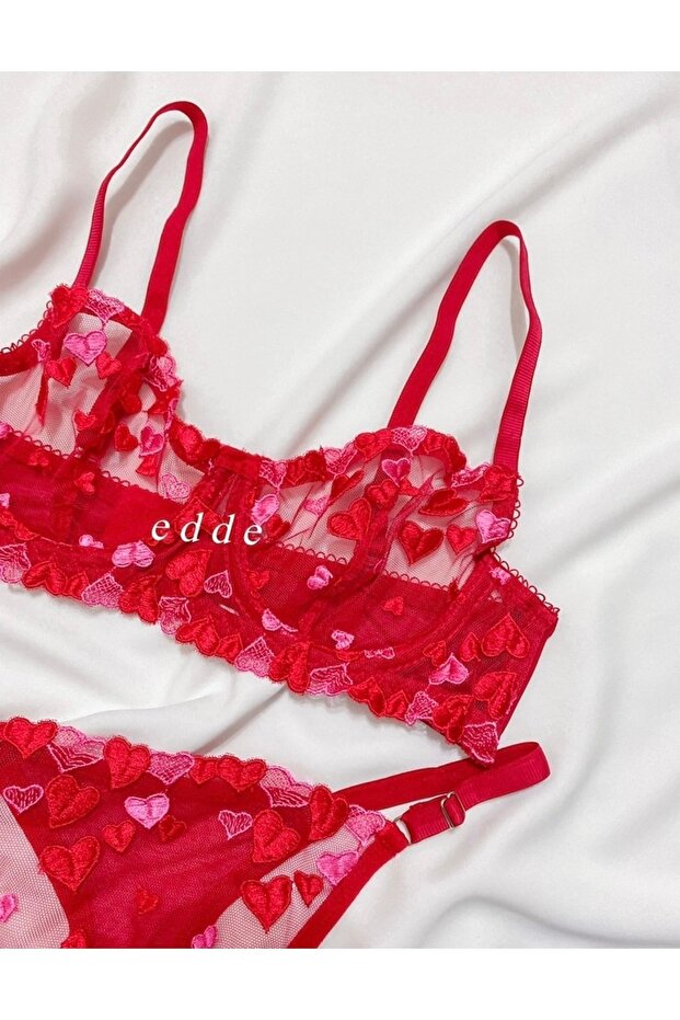 Hearts Balenli Bra Set - 4