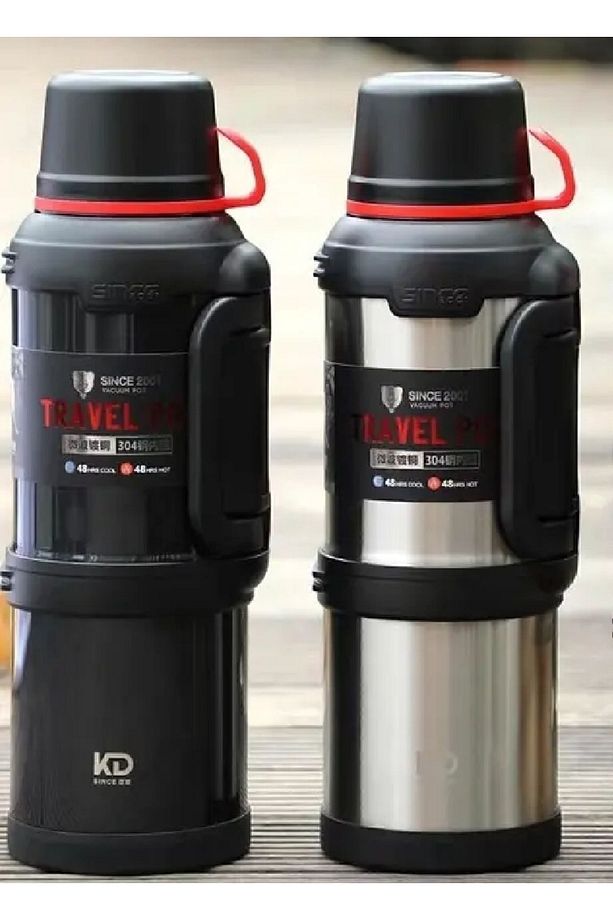 12 Kişilik Çay Termosu 4 Litre 12 Saat Sıcak/soğuk Yalıtımlı Vakumlu Paslanmaz Aile Boy Çelik Içe - 1