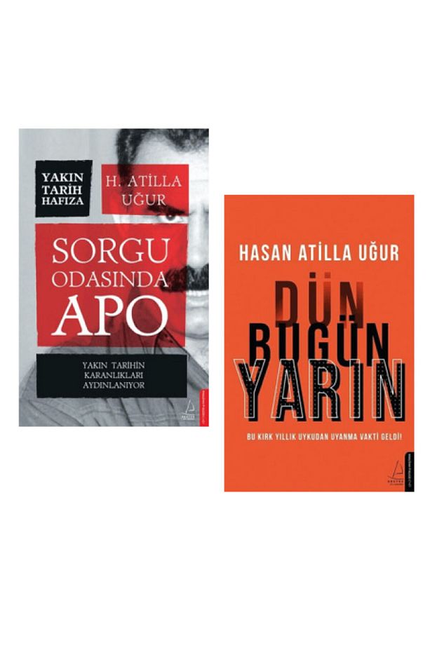 HASAN ATİLLA UĞUR 3 KİTAP SET (Buğra+ Dün Bugün Yarın+Sorgu Odasında Apo)+Kalem-Destek Yayınları - 3