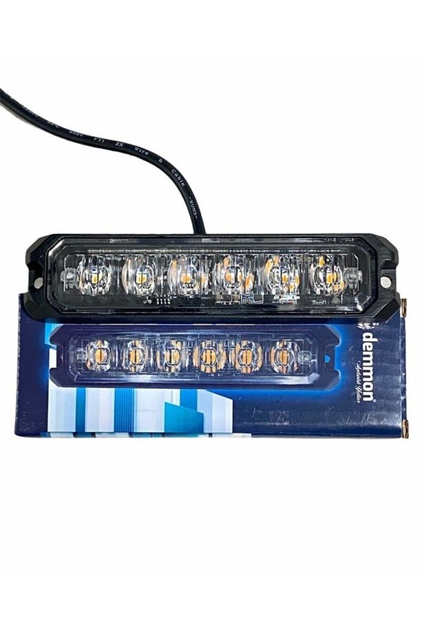 6 Ledli Sarı Çkr Lamba 10v-30v 10 Fonksiyonlu - 1