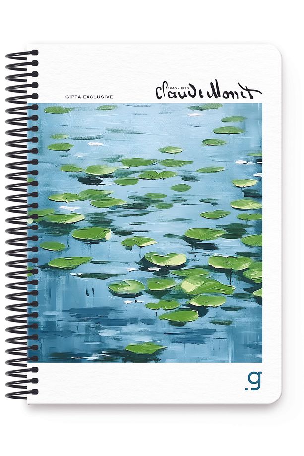 Monet Spiralli Sert Kapak Defter 17x24 100 Yaprak Kareli - 7