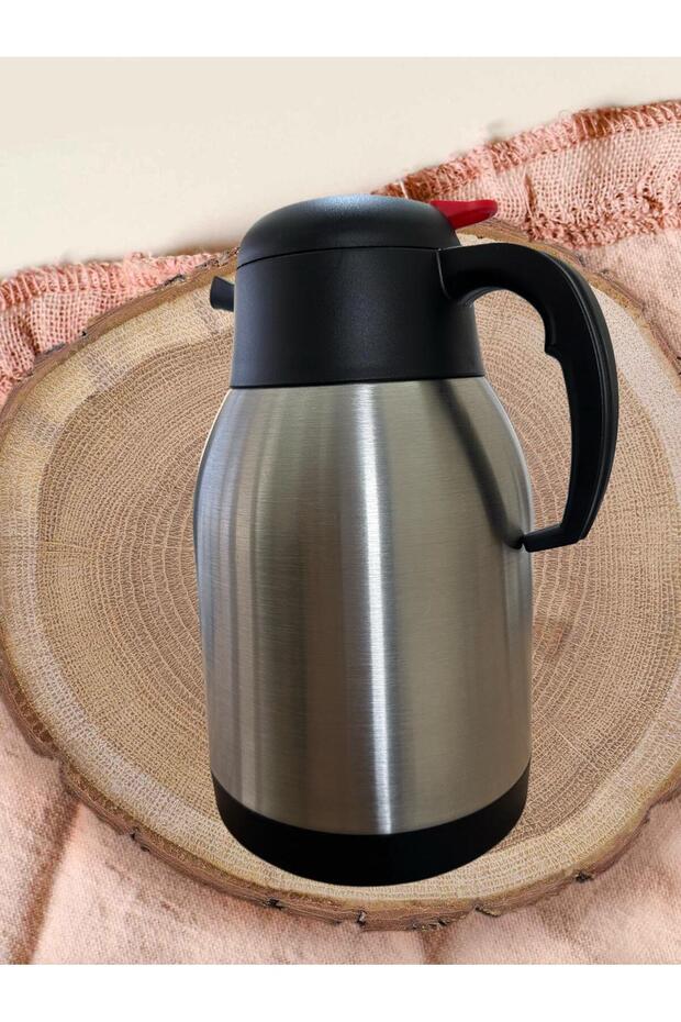 Çift Kat Paslanmaz Çelik 2 Litre Termos - 1