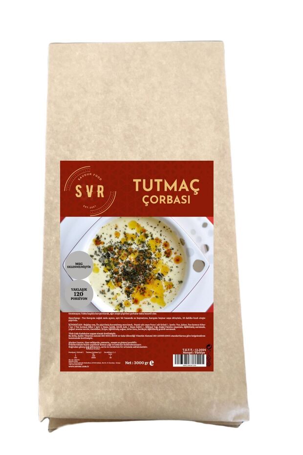 Tutmaç Çorbası   3000 gr - 2