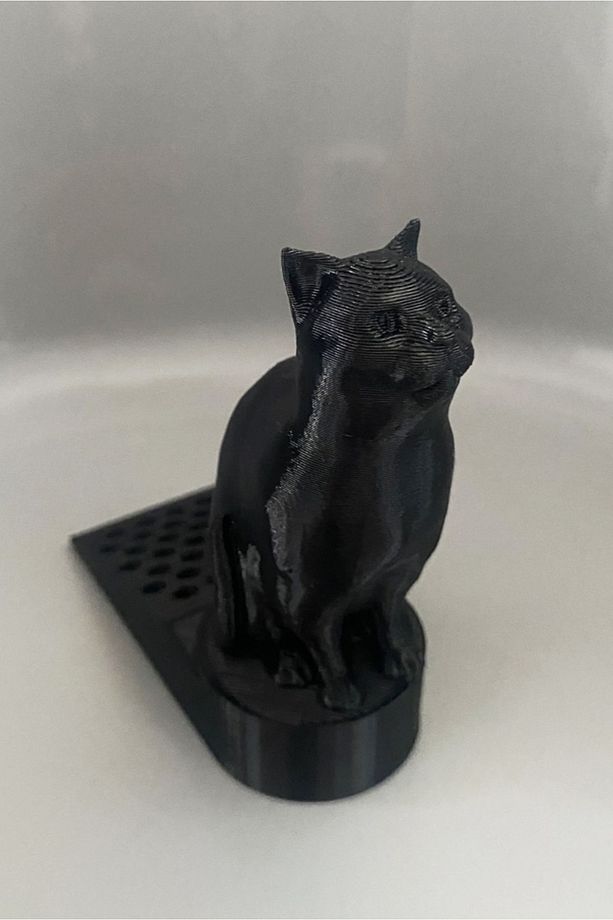 Kedi Kapı Stoplayıcı Kapı Stoperi Kapı Altı Takozu Kapı Durdurucu Siyah - 2