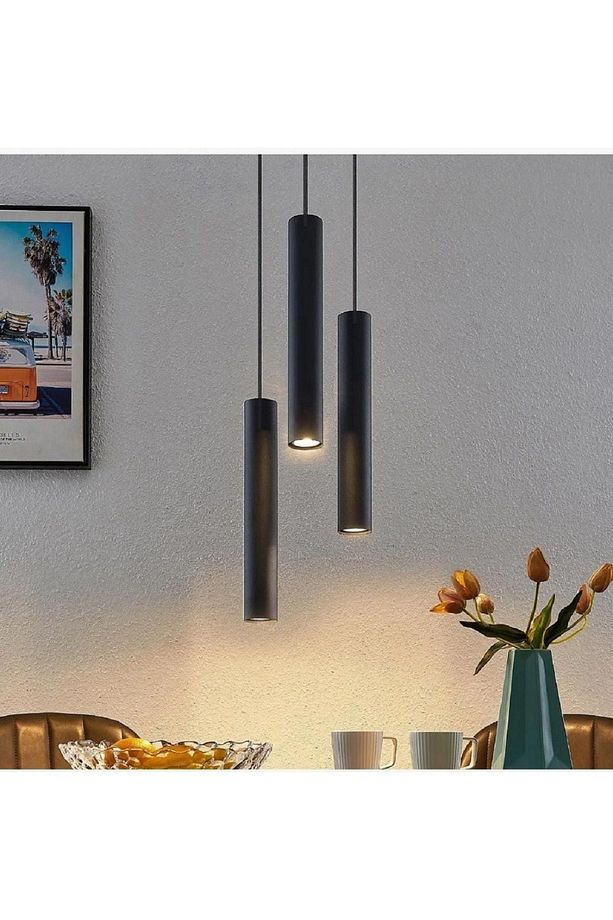 Mylights 3 Lü Üçlü Led Sarkıt Avize Metal(OSRAM MARKA TASARRUFLU LED AMPUL ILE SEVK) - 1