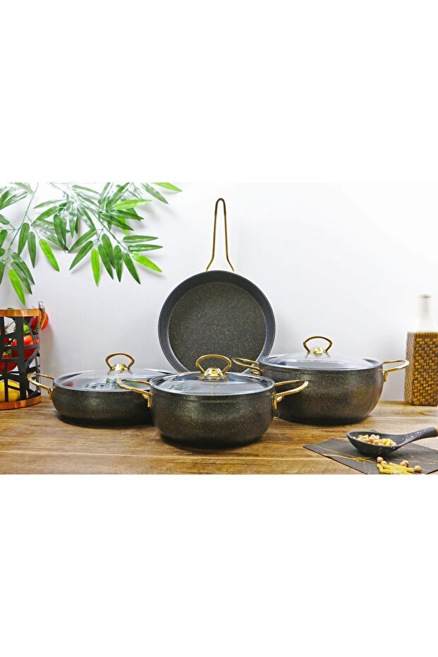 Bio Granit 7 Parça Granit Tencere Seti - 2