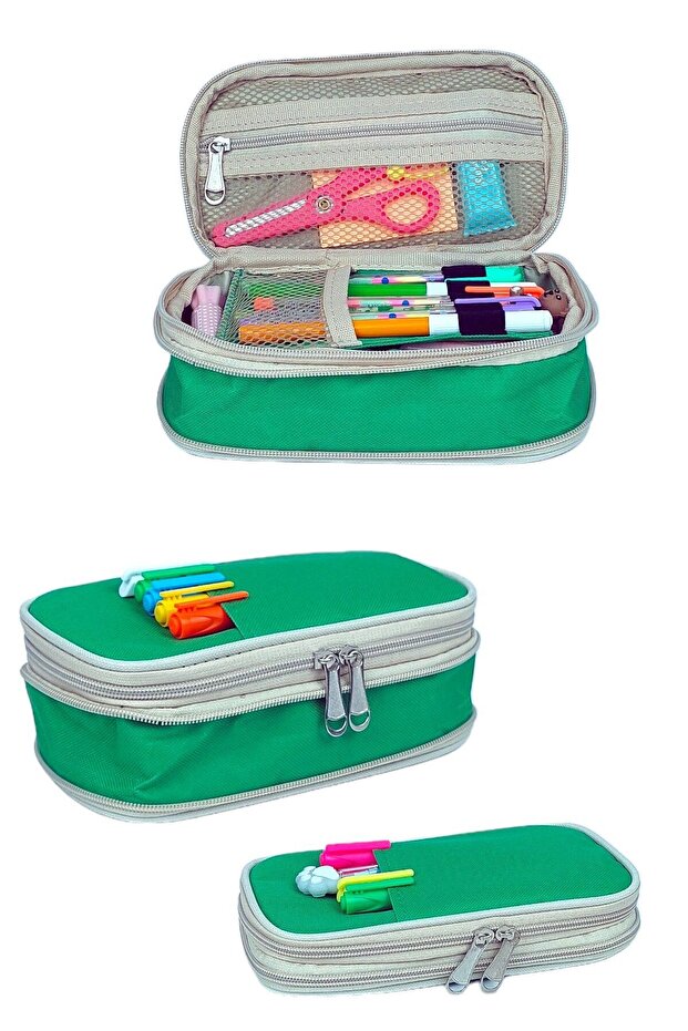 Large Capacity Pencil Case Large Pencil Pouch Stationery Pencil Bag Functional Pen Holder