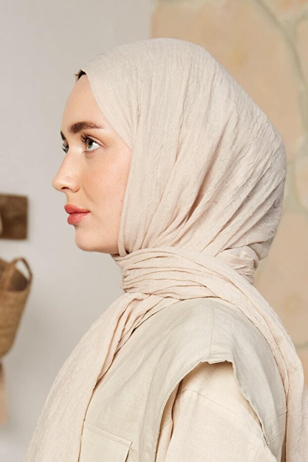 Bambu Iğde Rengi Şal - 1