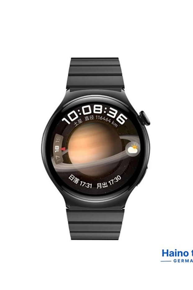 Watch 4 Pro Curved Yuvarlak Ekranlı Akıllı Saat 3 Kordonlu Ios ve Android Uyumlu - 4