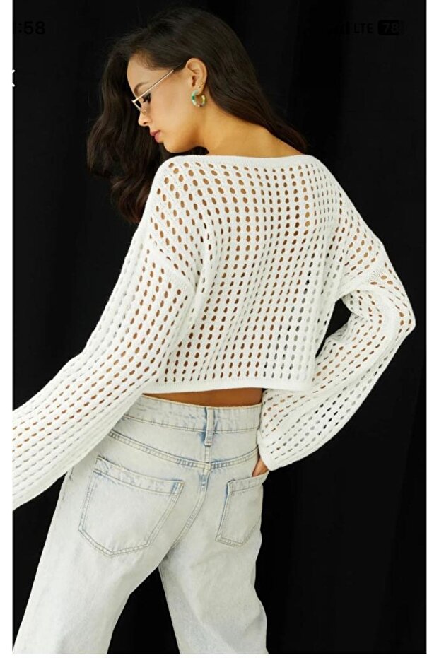 Openwork Spring Blouse - 2
