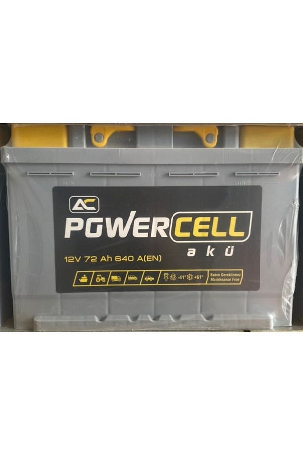 12v 72 Amper 640 Aen Akü Üretim: 2023 - 1