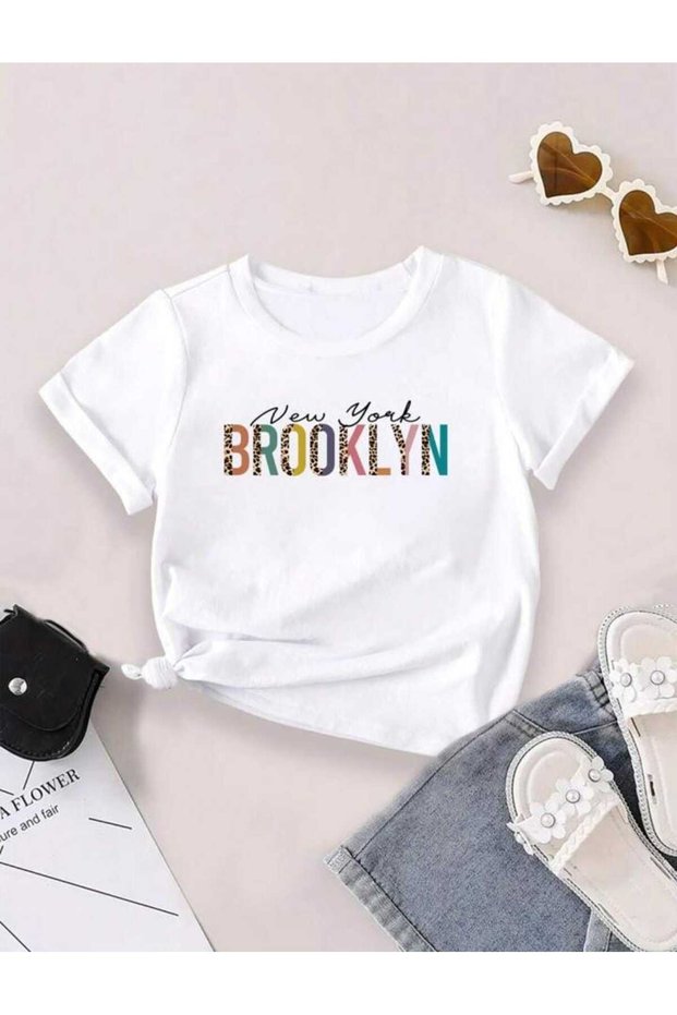 Unisex Brooklyn Printed Oversize T-Shirt