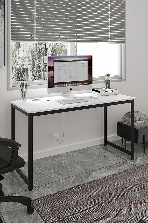 Çalışma Masası Bilgisayar Masası Ofis Masası 60 X 140 CM - 1