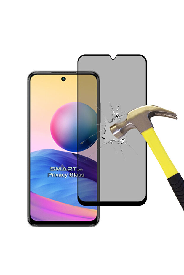 Xiaomi Redmi Note 10 واقي شاشة شبح 5D غير مرئي من الجانب - 2