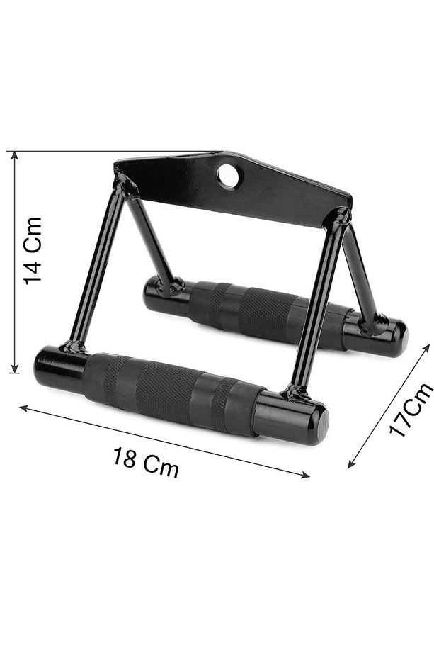 6'li Fitness Aparat Seti - Lat Pushdown - V Bar - Rowing Bar - Triceps Bar - Triceps Halatı - 3