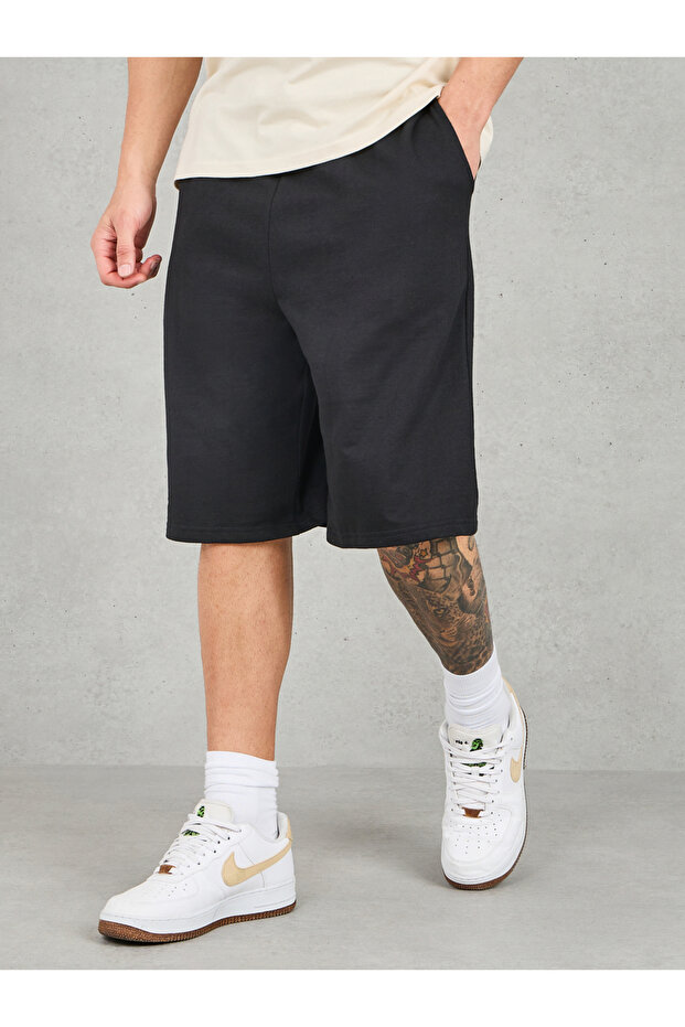 شورت رجالي عادي كبير الحجم - 1