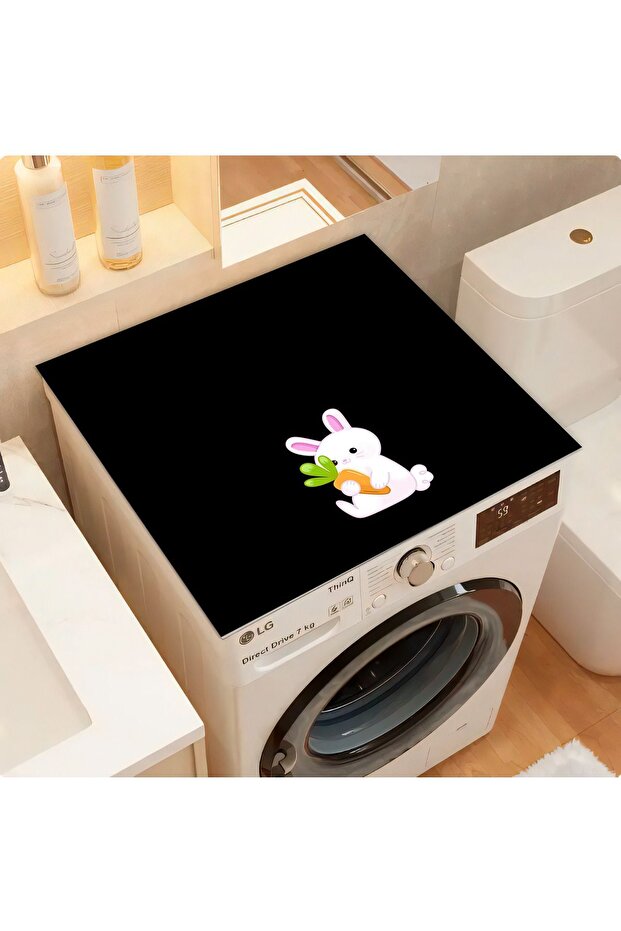 Washing Machine Dryer Cover Protection Pad Waterproof Mat Non-Slip Washable